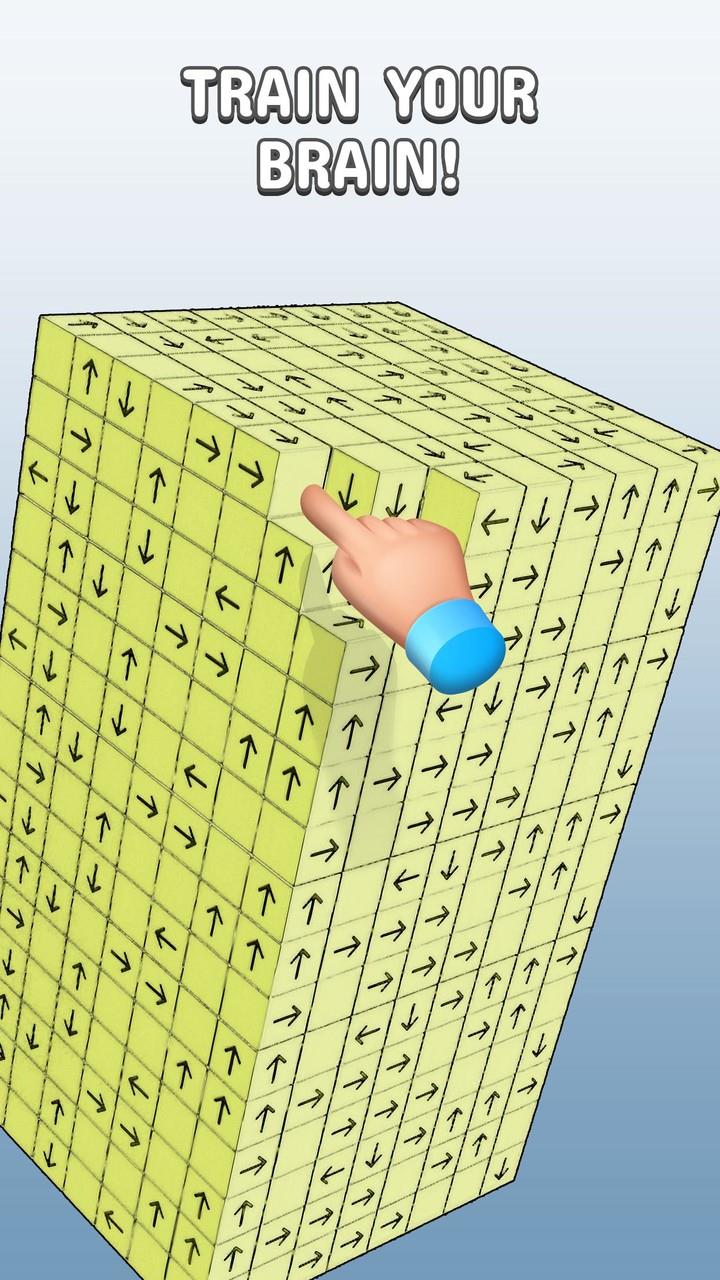 Tap to Unblock 3d Cube Away Ekran Görüntüsü 3