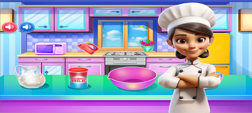 game cooking candy decoration ဖန်သားပြင်ဓာတ်ပုံ 2