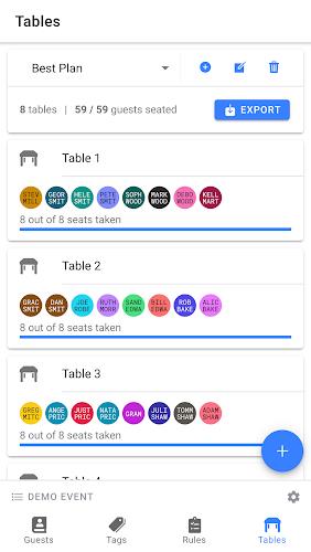 Table Tailor: Seating Planner स्क्रीनशॉट 1