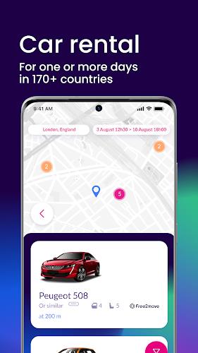 Free2move: car sharing & rent ภาพหน้าจอ 3