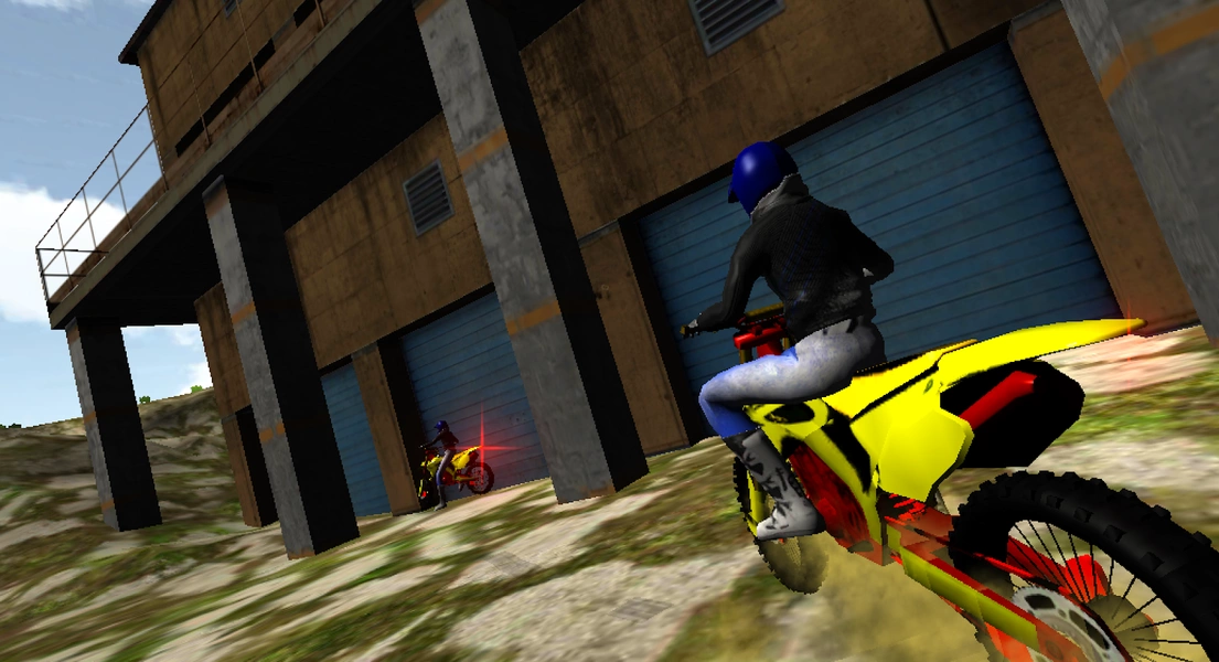 Extreme Roof Biker Captura de pantalla 3