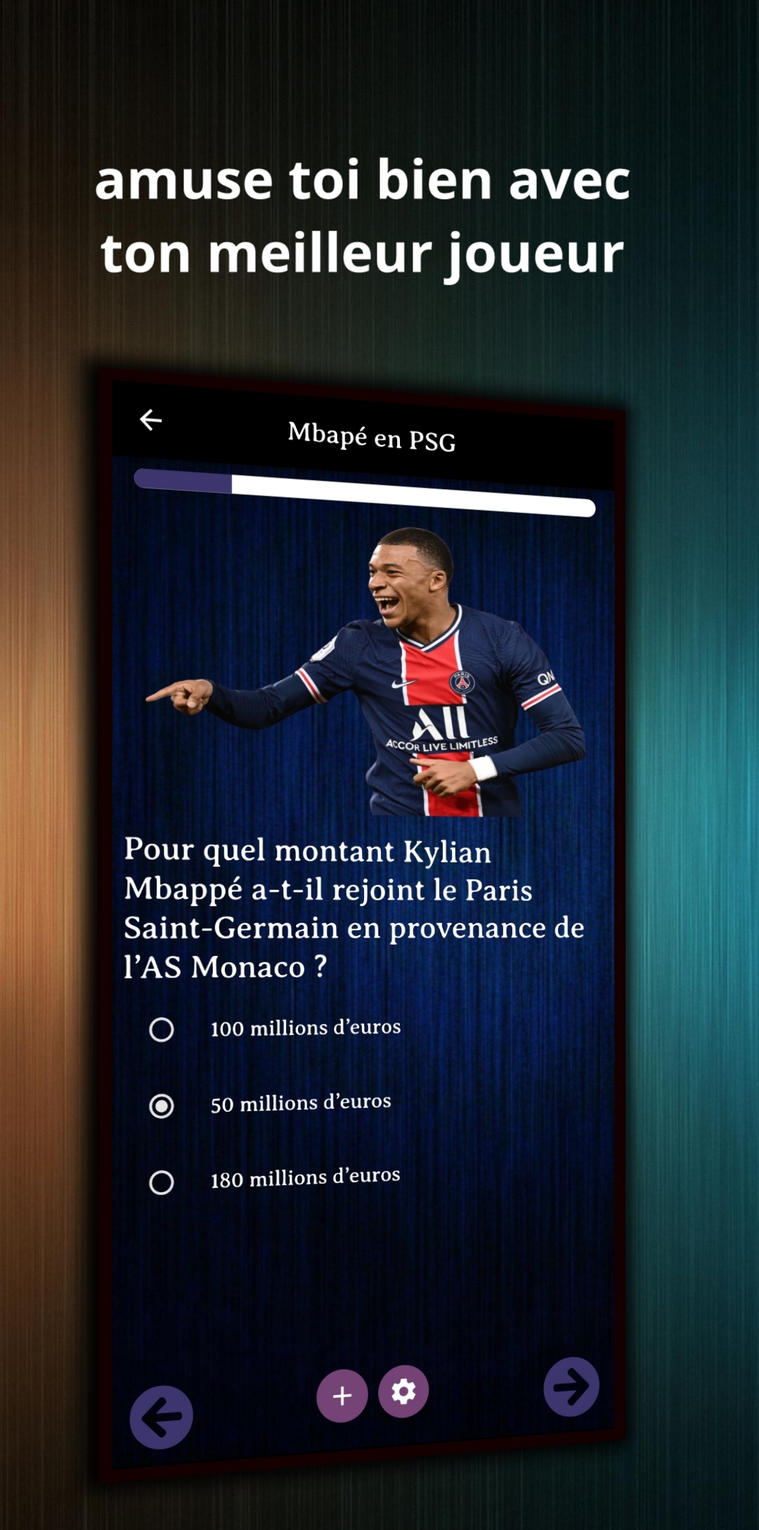 Quiz Kilian Mbappé ภาพหน้าจอ 1