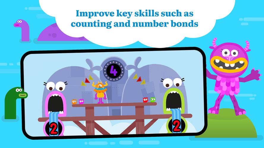 Teach Monster Number Skills 스크린샷 2