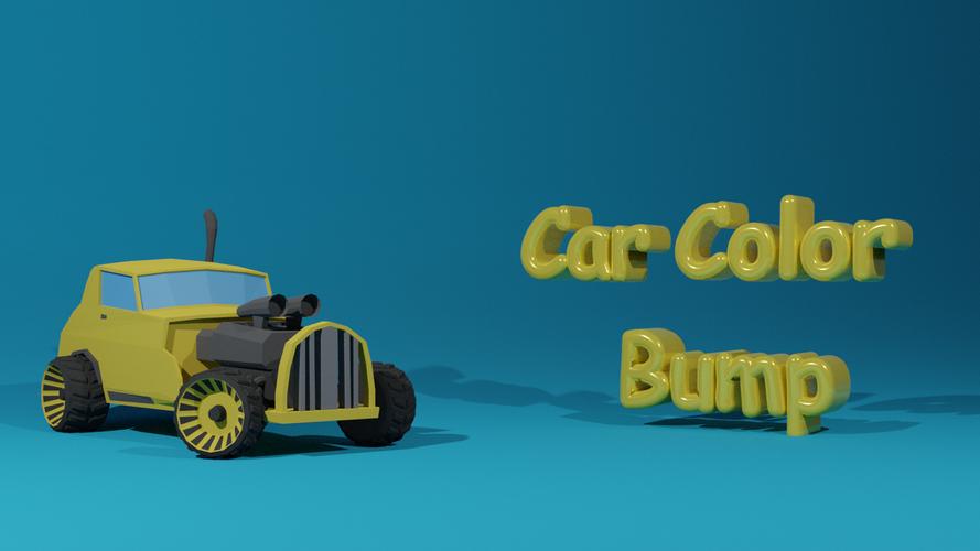 Car Game 3d : Colour bump 3d Schermafbeelding 1