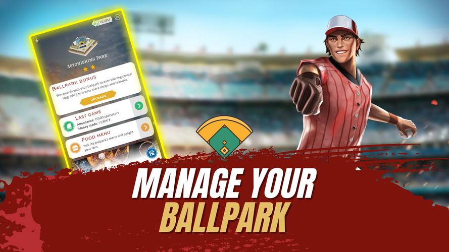 Astonishing Baseball Manager Captura de tela 4