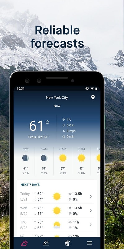 WeatherPro स्क्रीनशॉट 2