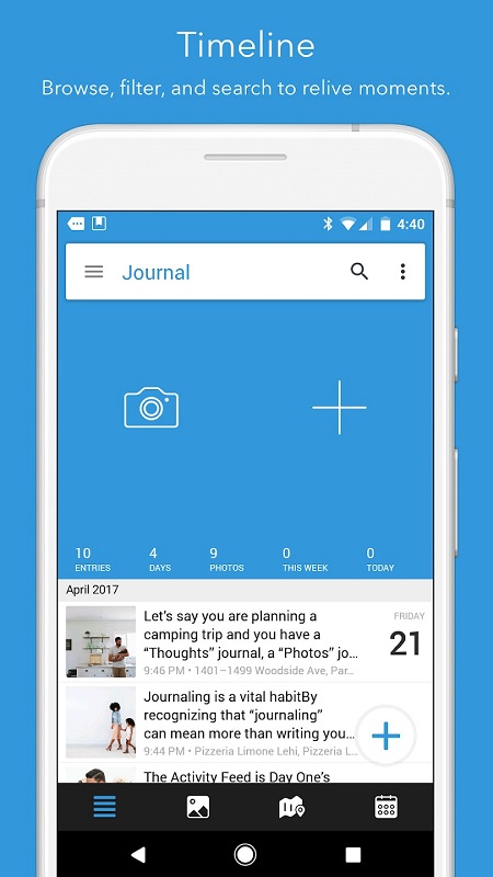 Day One Journal Zrzut ekranu 2