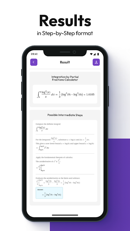 Double Integral Calculator Tangkapan skrin 3