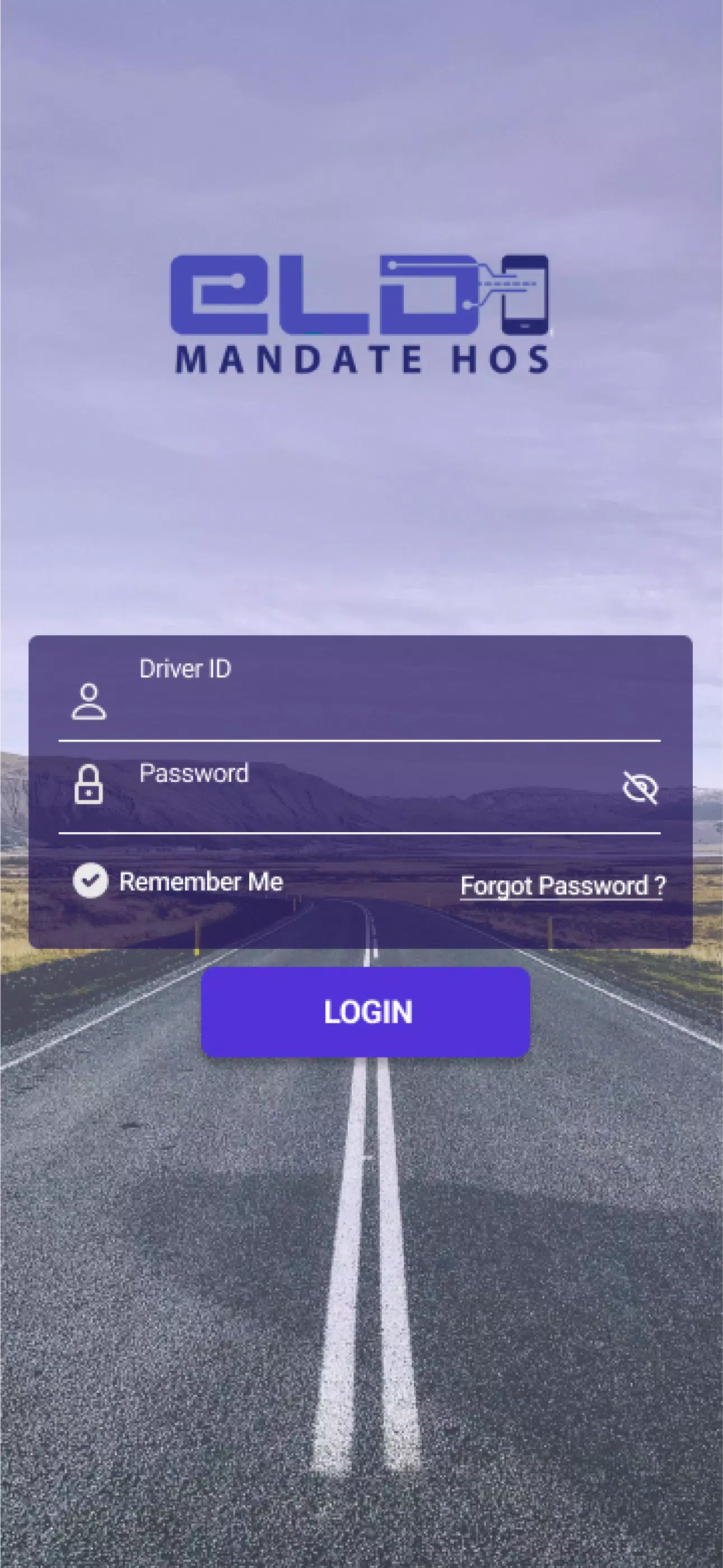 Schermata ELD Mandate HOS 1