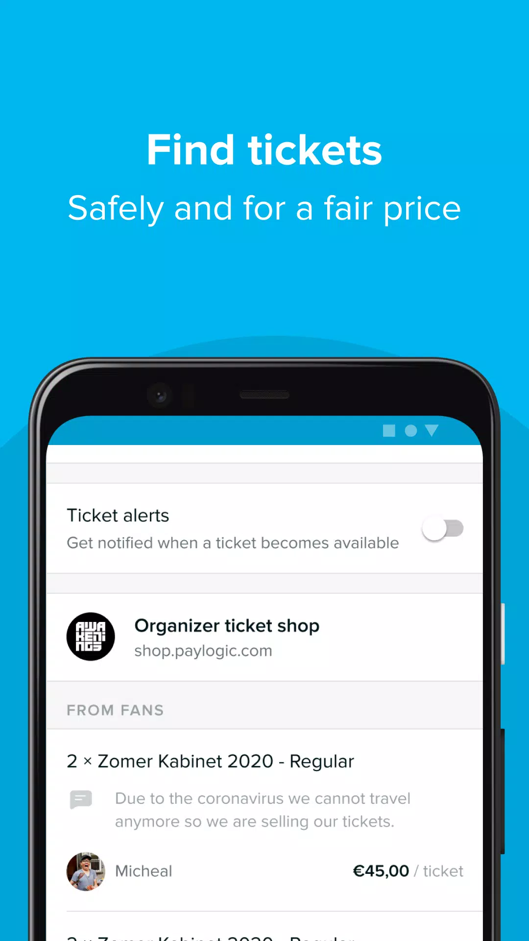 TicketSwap Screenshot 3