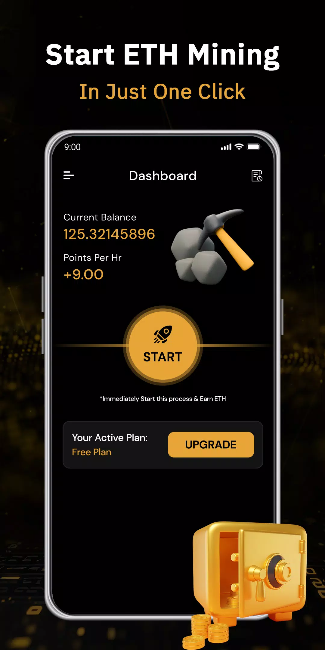 ETH Cloud Miner- Earn Ethereum應用截圖第2張