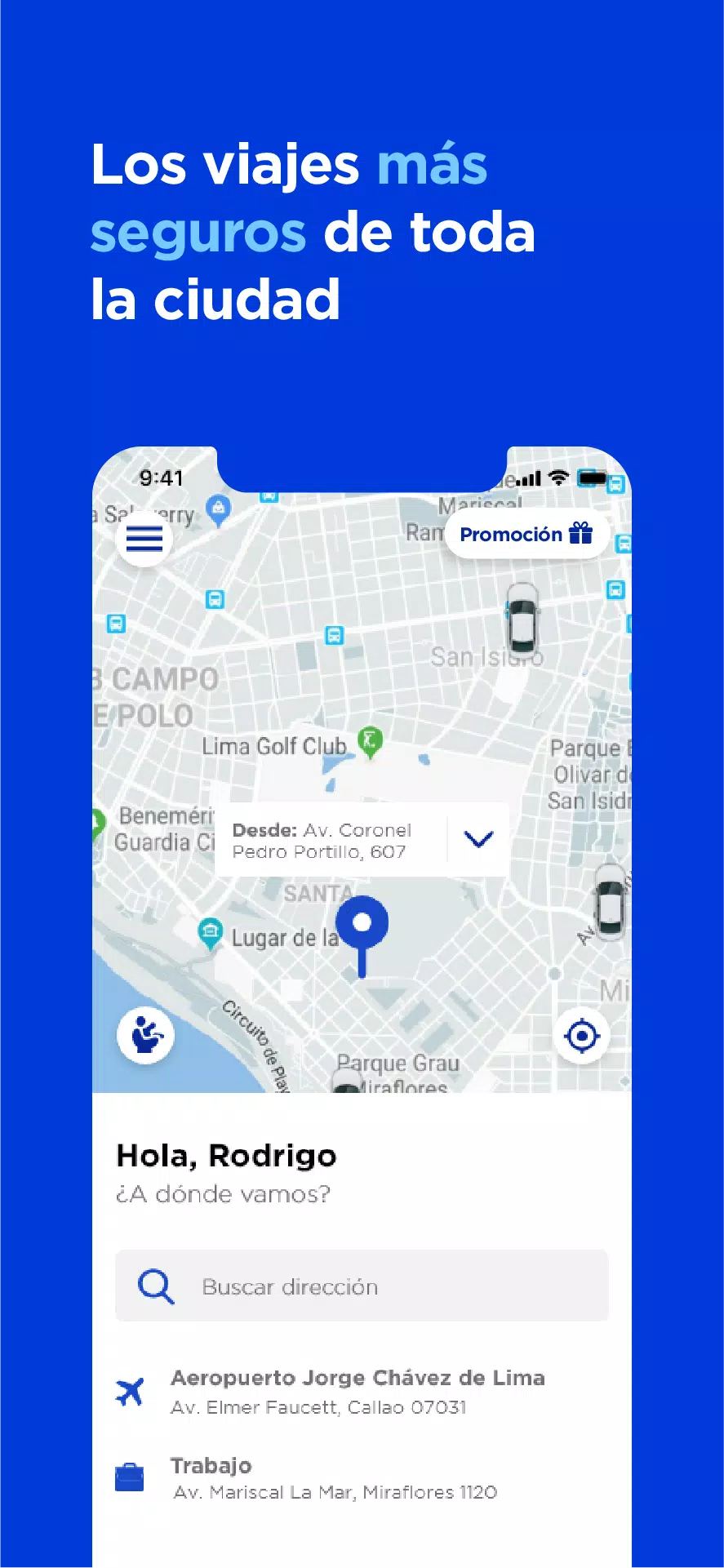 Directo, un app de taxi ဖန်သားပြင်ဓာတ်ပုံ 2