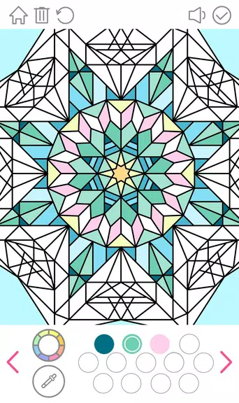 Mandala Color Game Antistress स्क्रीनशॉट 4