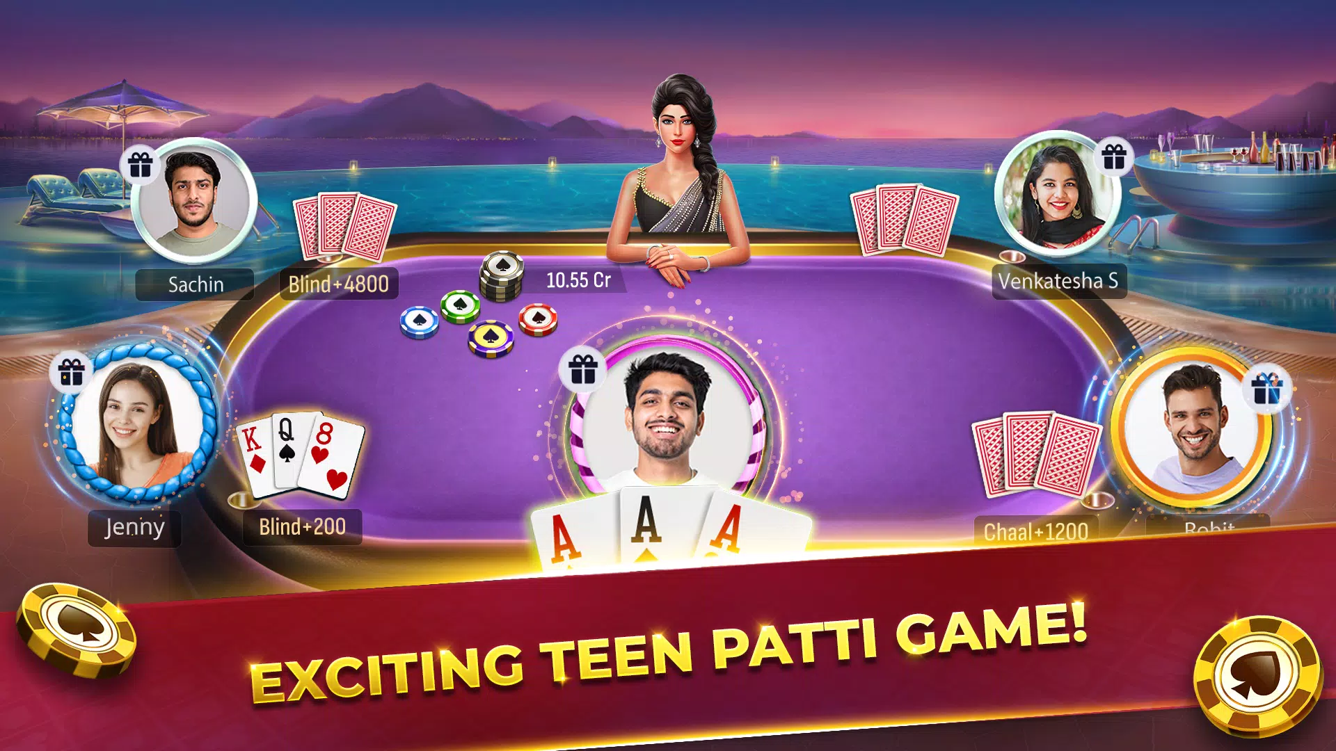 Teen Patti King® -3 Patti Card Captura de tela 3