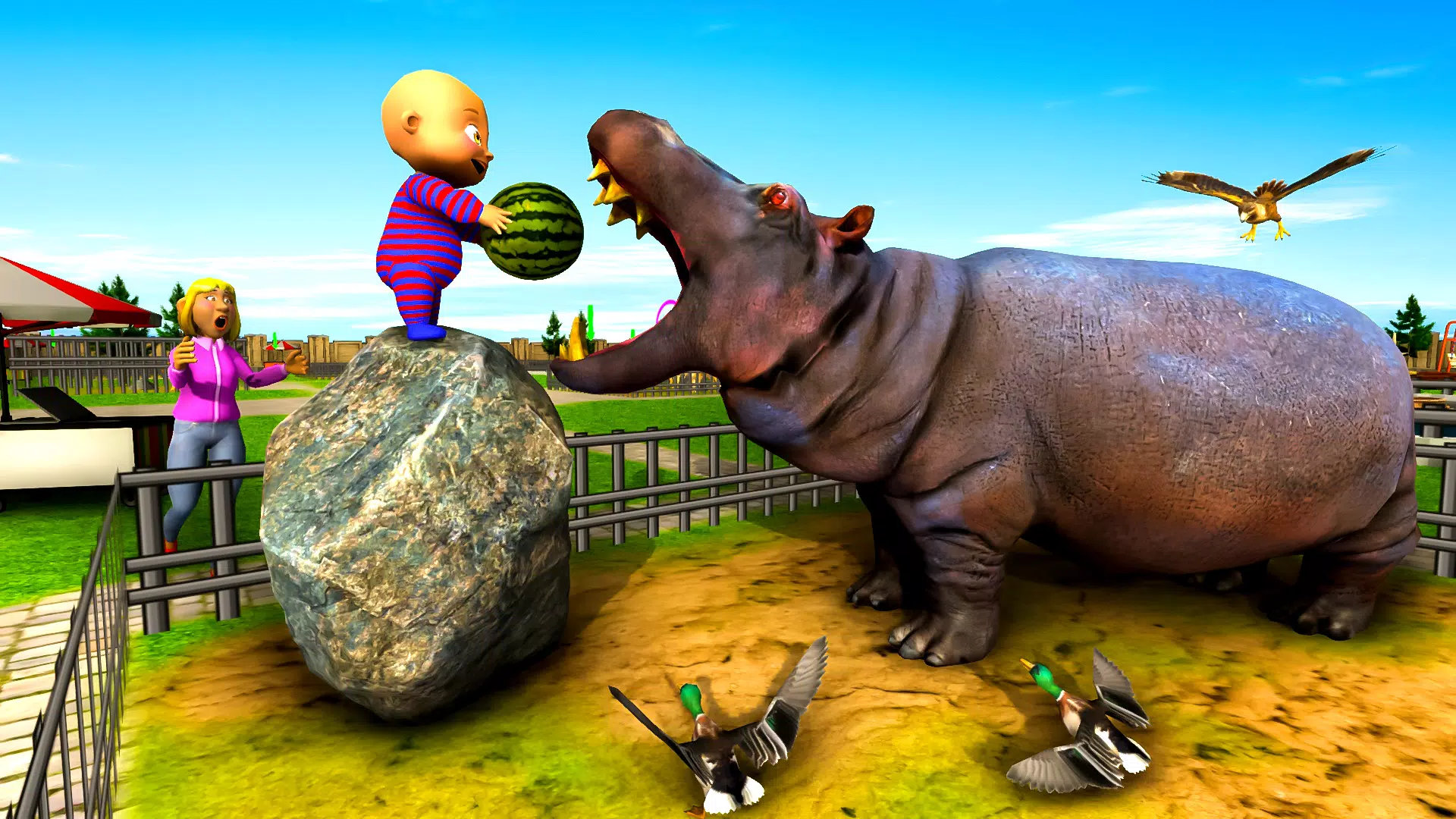 Naughty Baby 3D: Daddy Zoo Fun Screenshot 2