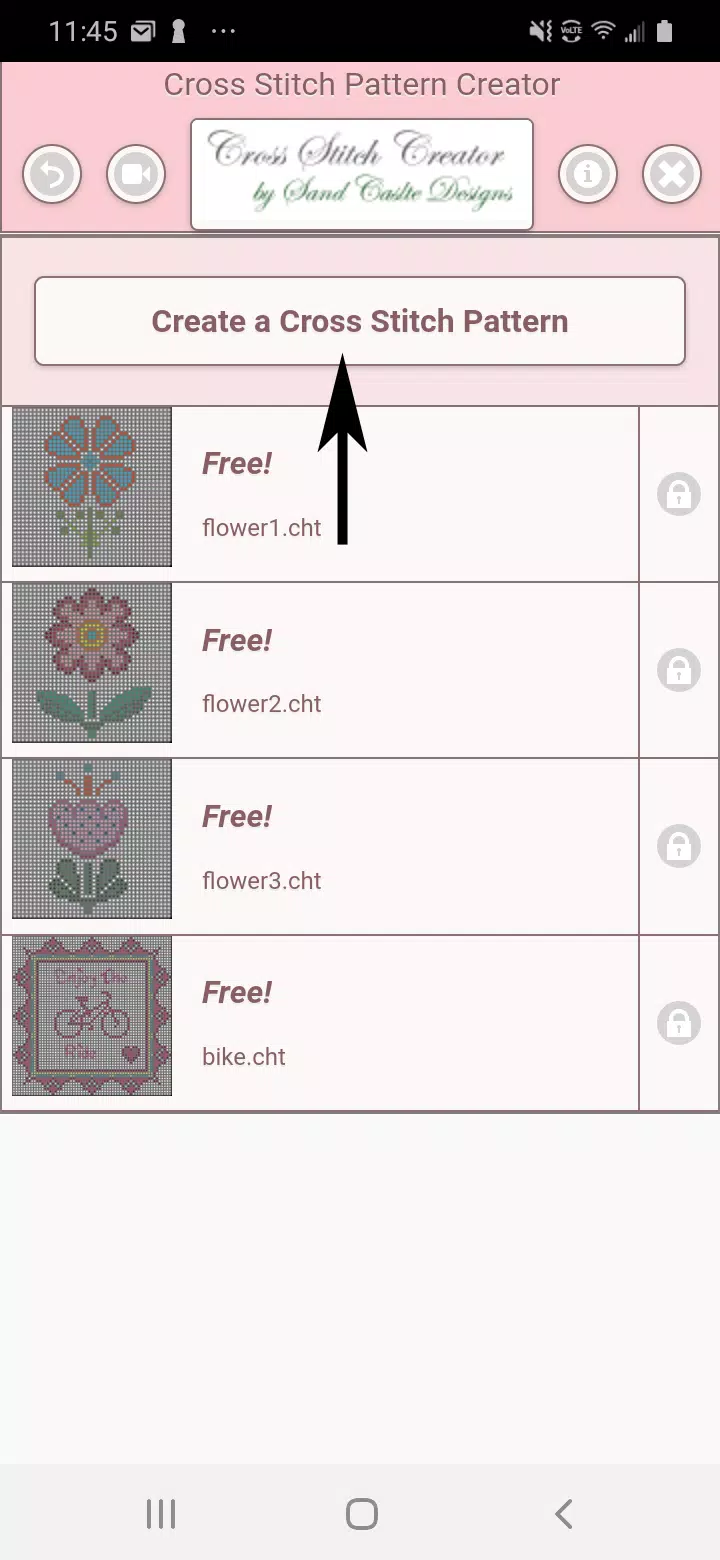 Cross Stitch Pattern Creator Ảnh chụp màn hình 1