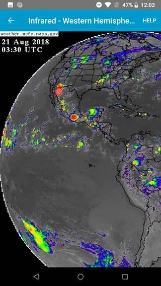 Simple Satellite Weather Loops Ảnh chụp màn hình 1