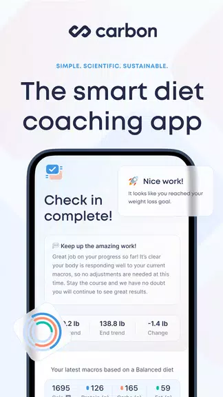 Carbon - Macro Coach & Tracker 스크린샷 1