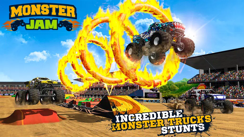 Monster Truck Jam: Truck Games Ảnh chụp màn hình 1