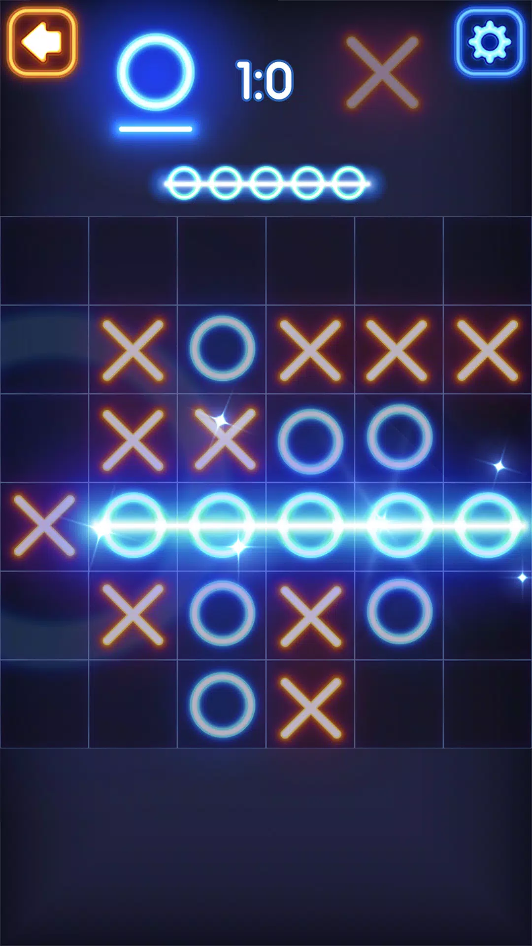 Tic Tac Toe Glow ภาพหน้าจอ 4