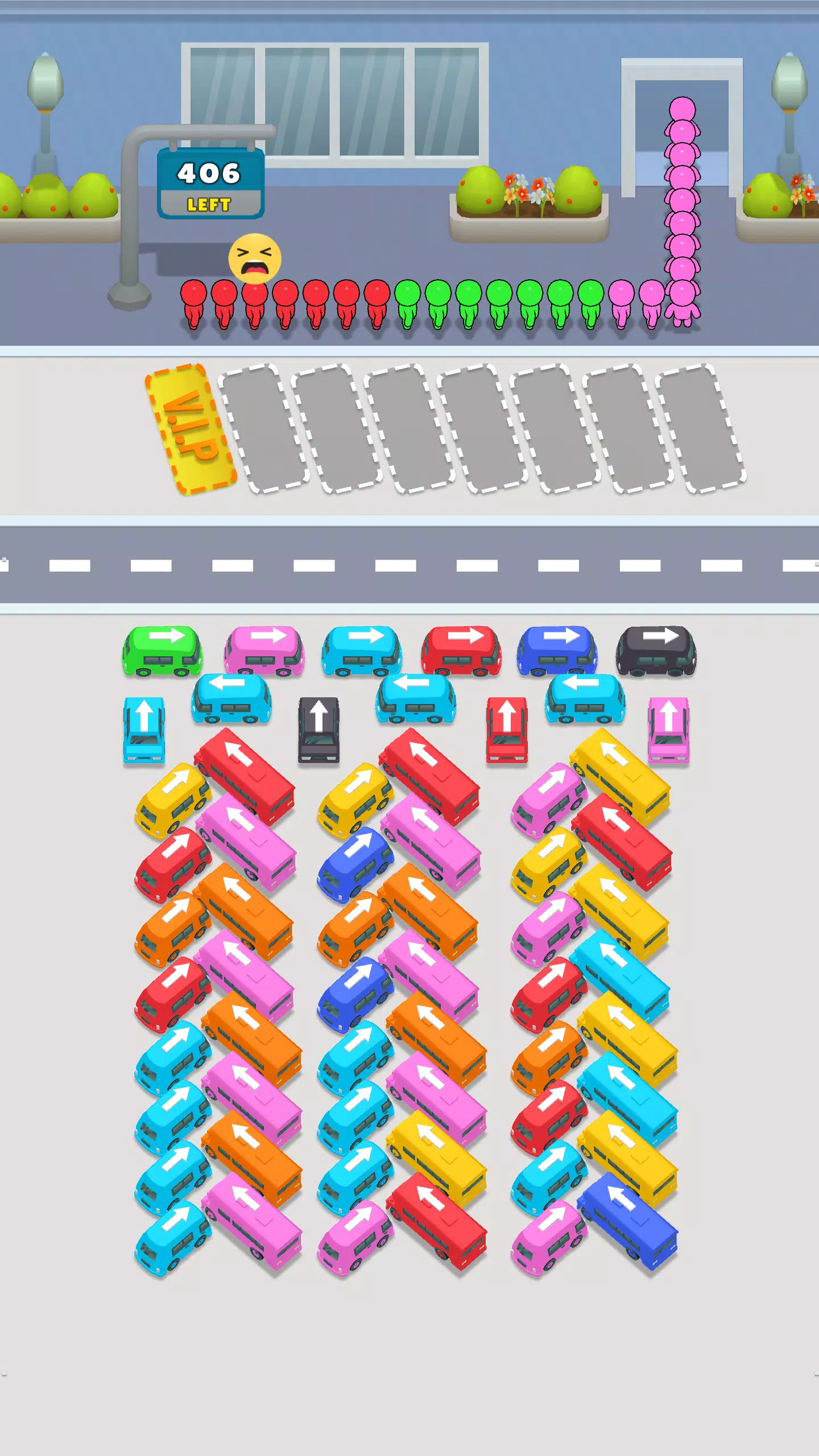 Bus Match Puzzle: Bus Shuffle ဖန်သားပြင်ဓာတ်ပုံ 2