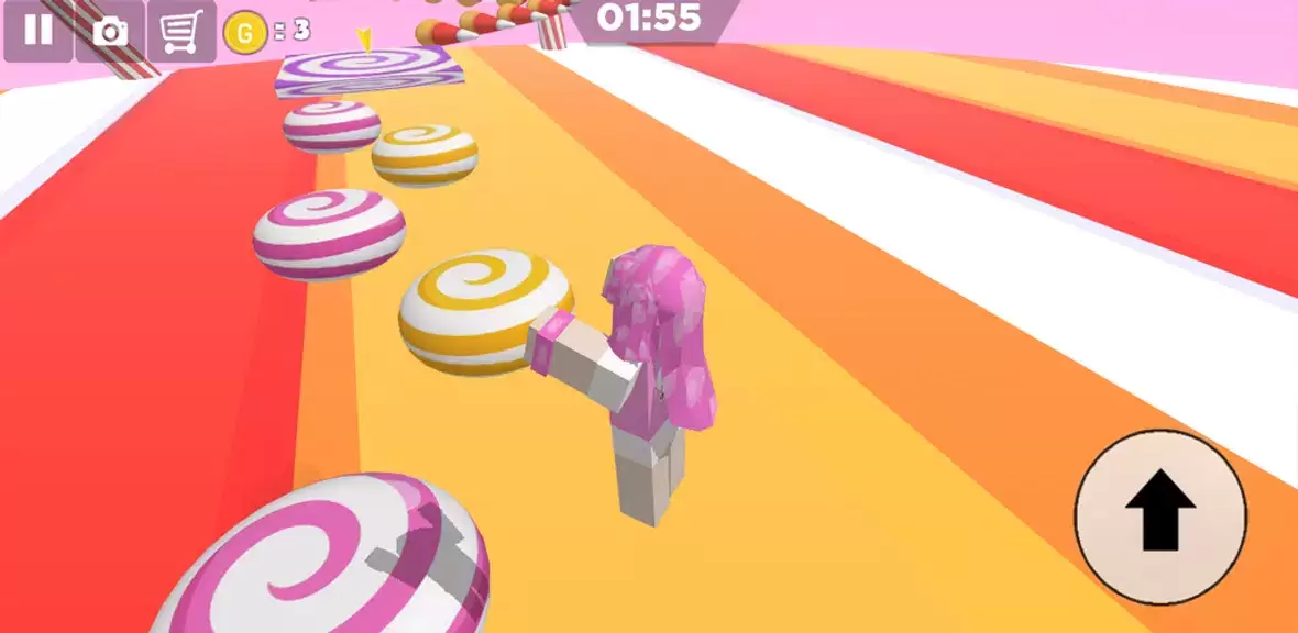 Candy Parkour Sweet girl Captura de pantalla 3