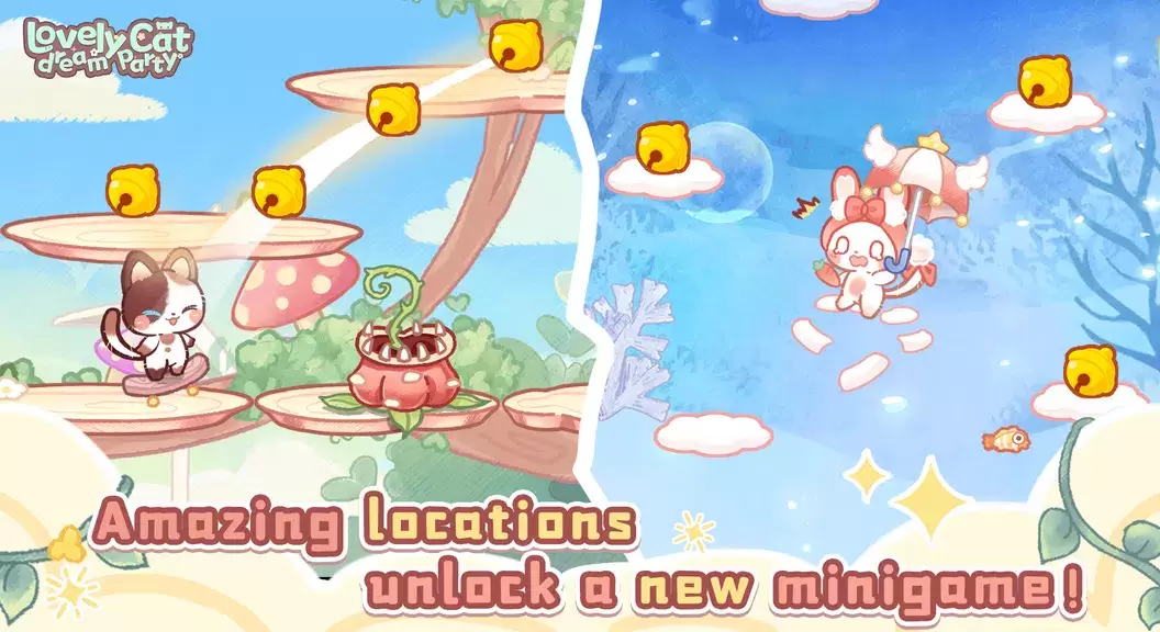 Lovely cat dream party Screenshot 4