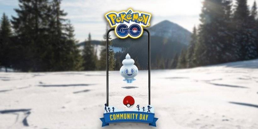 Vanillite Stars noong Abril 2025 Pokémon Go Community Day: Snowy Spring Fun