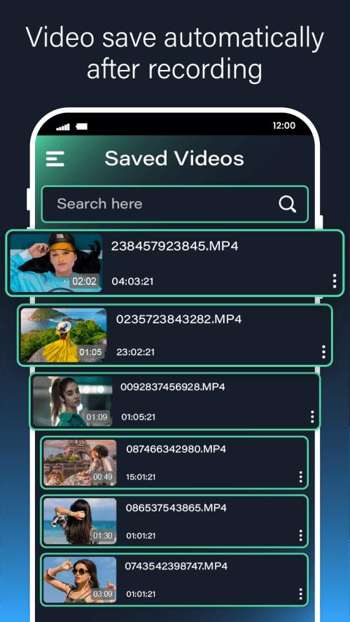 Schermata Background Video Recorder Cam 3