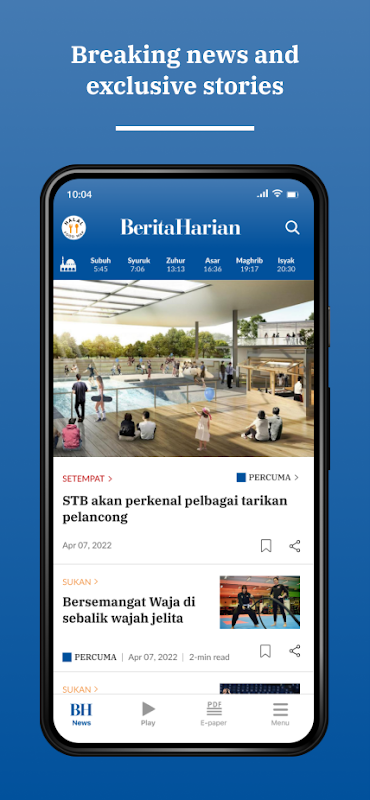 Berita Harian.sg Capture d'écran 3