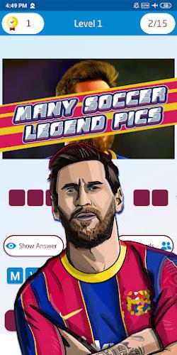 soccer player quiz スクリーンショット 4