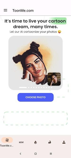 ToonMe Cartoon-Bildbearbeitung Screenshot 4