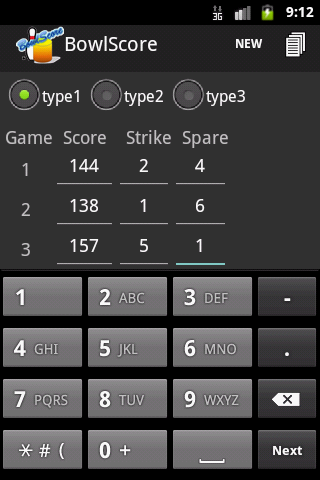 BowlScore 10應用截圖第1張