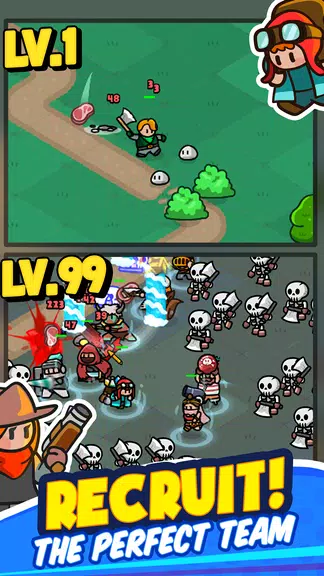 Rumble Heroes - Adventure RPG 스크린샷 4