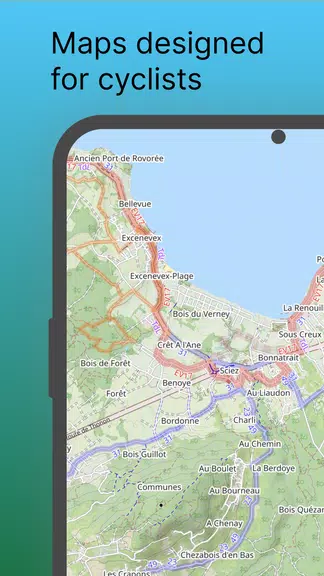 World Bike Map: GPS Navigation ภาพหน้าจอ 2