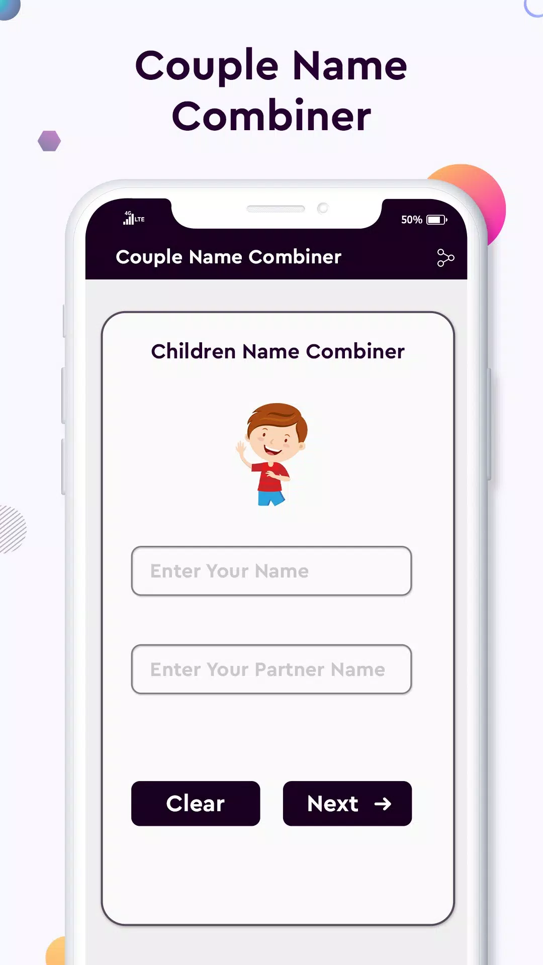 Baby name Couple Name Combiner ภาพหน้าจอ 3
