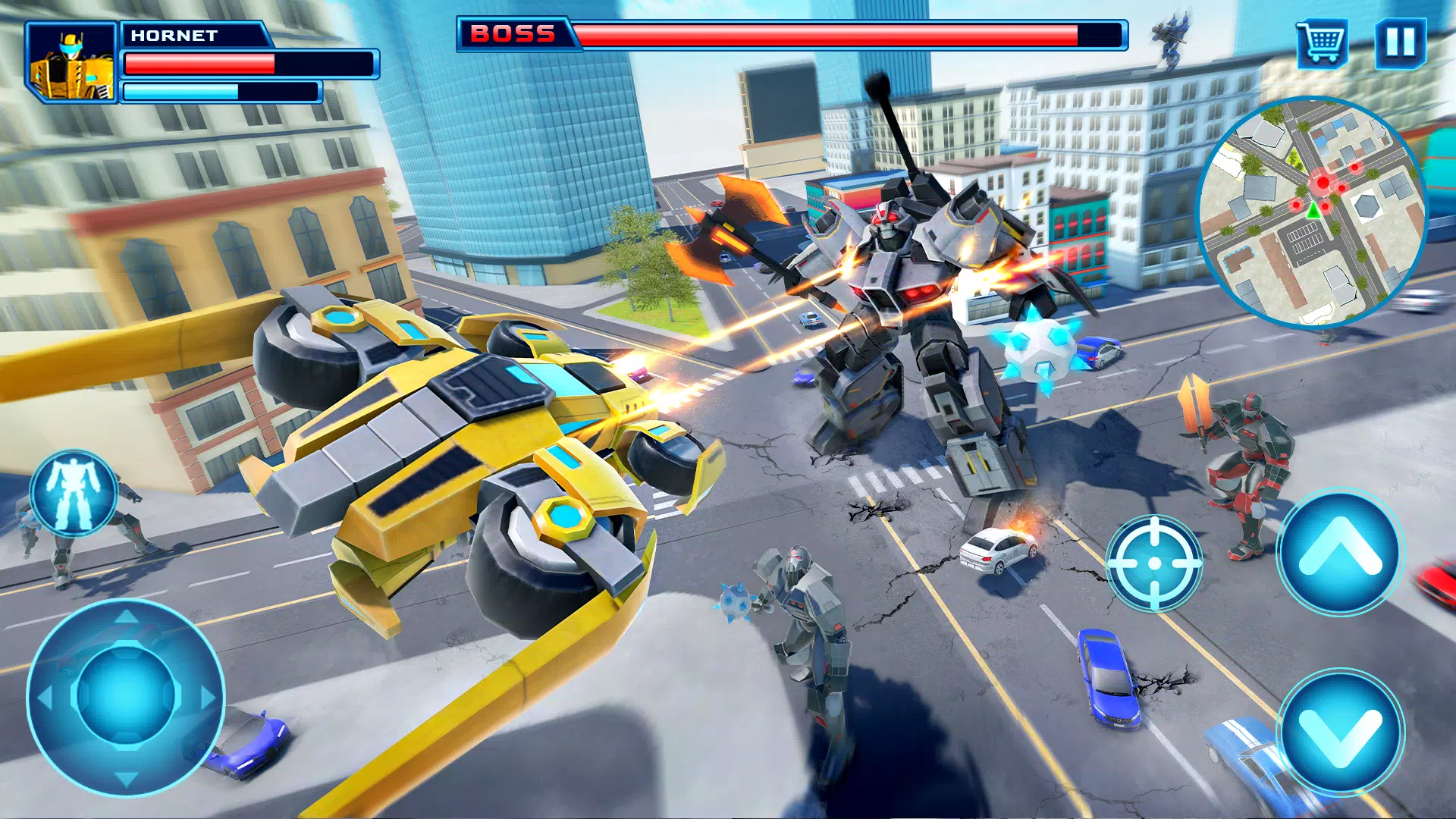 Robot Car Transform Fight Game 스크린샷 3
