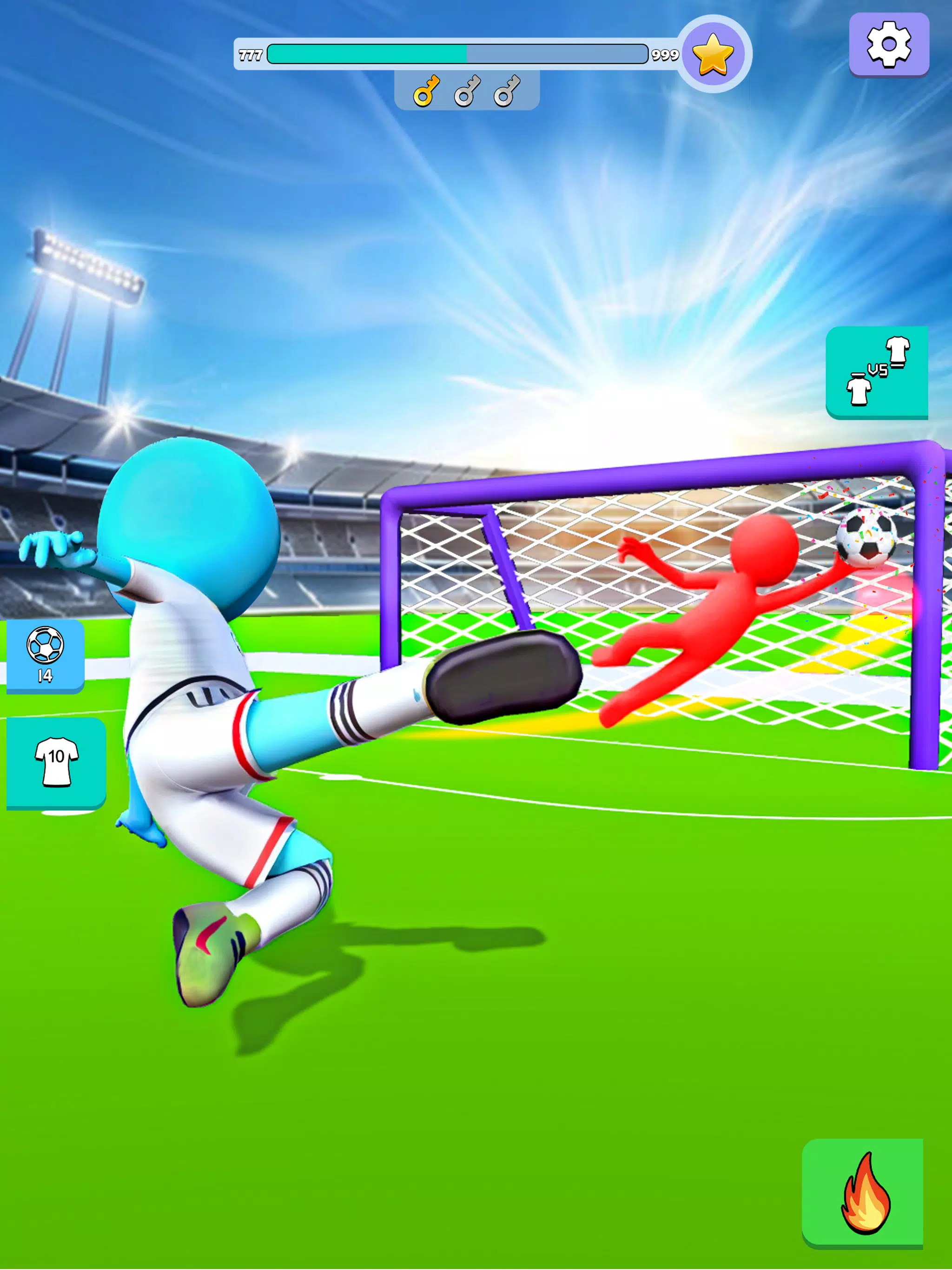Kick It – Fun Soccer Game Captura de tela 1