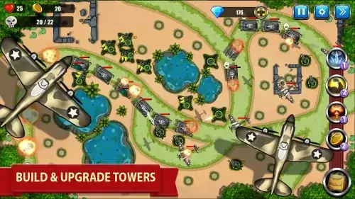 Tower Defense: Toy War Ekran Görüntüsü 1