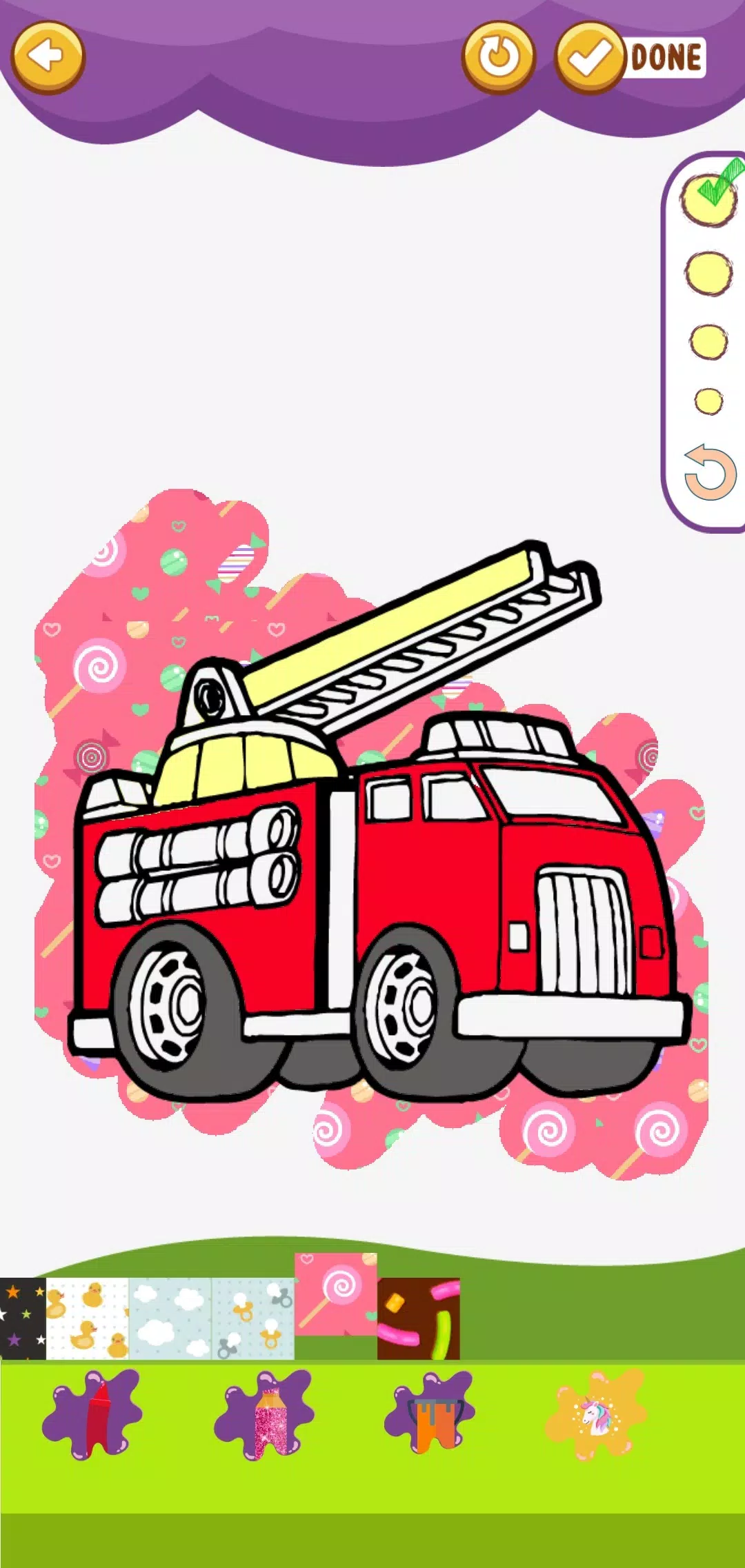 Trucks Coloring Pages Schermafbeelding 4