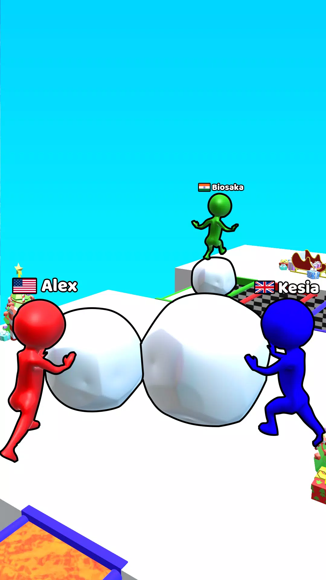 Snow Race Screenshot 2