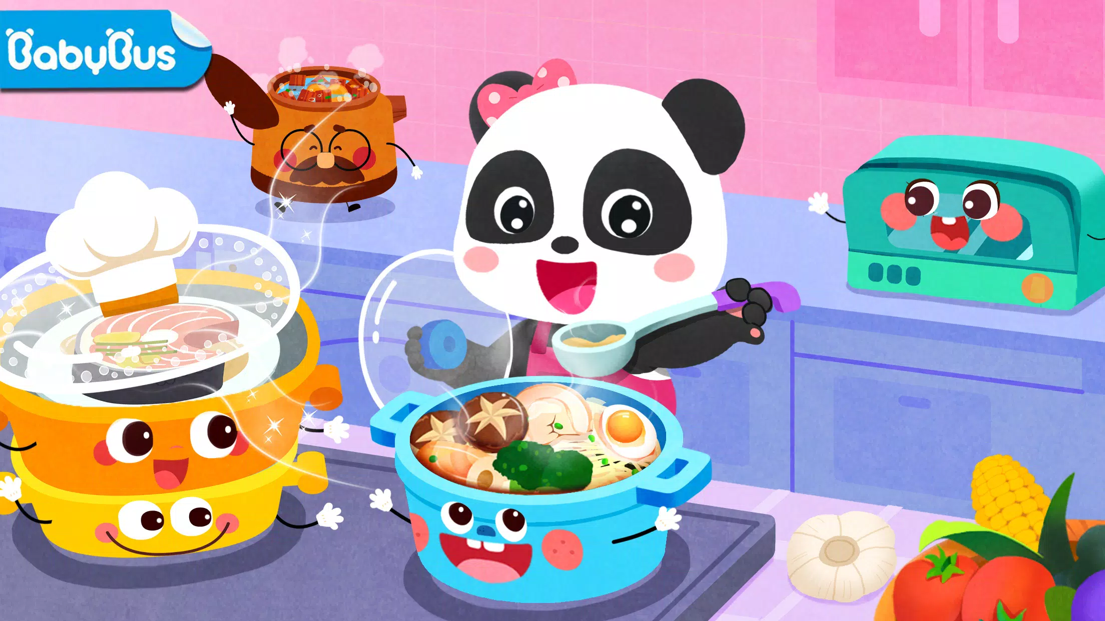 Baby Panda’s Kitchen Party Schermafbeelding 1