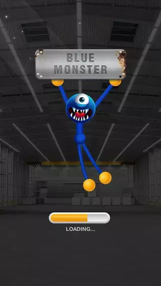 Blue Monster: Stretch Game Capture d'écran 1