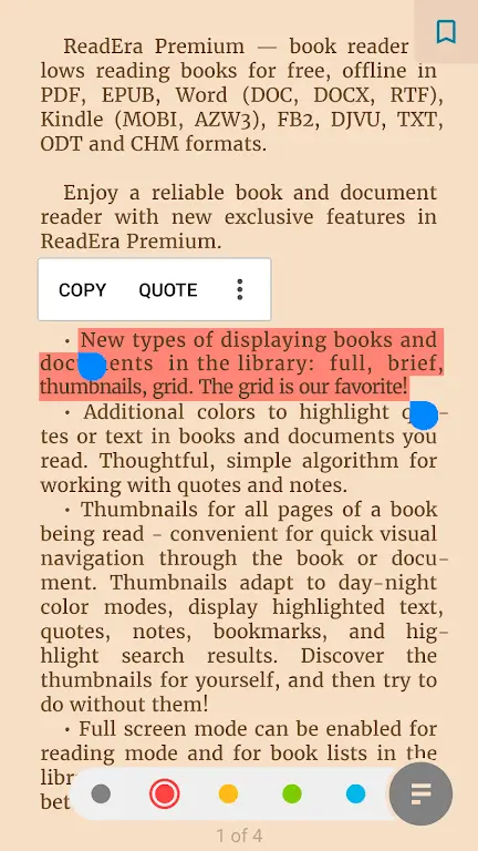ReadEra Premium – ebook reader Screenshot 4