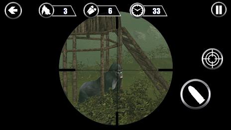 Gorilla Hunter: Hunting games ဖန်သားပြင်ဓာတ်ပုံ 1