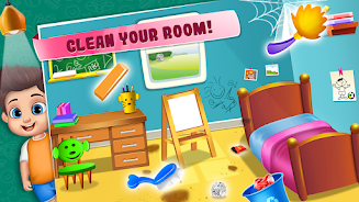 Little girl cleanup game Ảnh chụp màn hình 2