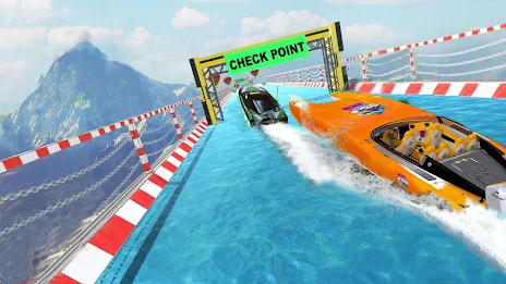 Ski Boat Racing: Jet Boat Game Скриншот 2