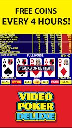 Video Poker Deluxe Captura de tela 3