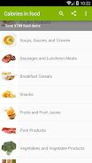 Calories in food Screenshot 2