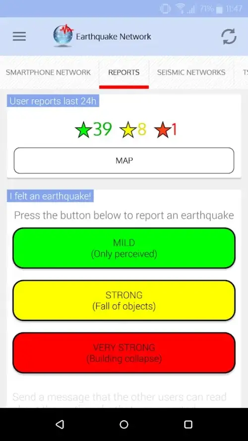 Earthquake Network PRO Capture d'écran 4